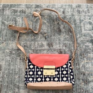 Spartina 449 bag - Coral and Navy